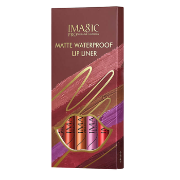 Imagic Matte Waterproof Lip Liner - 6 pcs