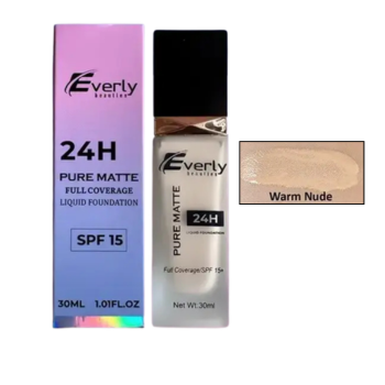 Everly matte Foundation- Warm Nude